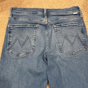 MOTHER Classic Blue Straight Leg Jeans
